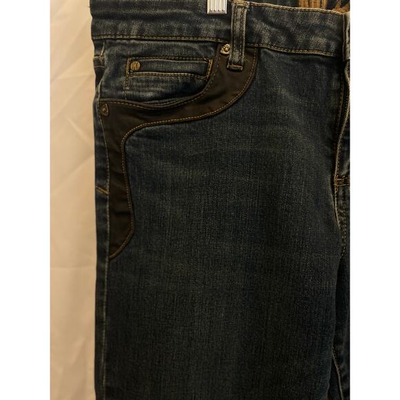 Ariat Real Straight Icon Jeans - Womens Size 31R - Blue - Picture 12 of 12